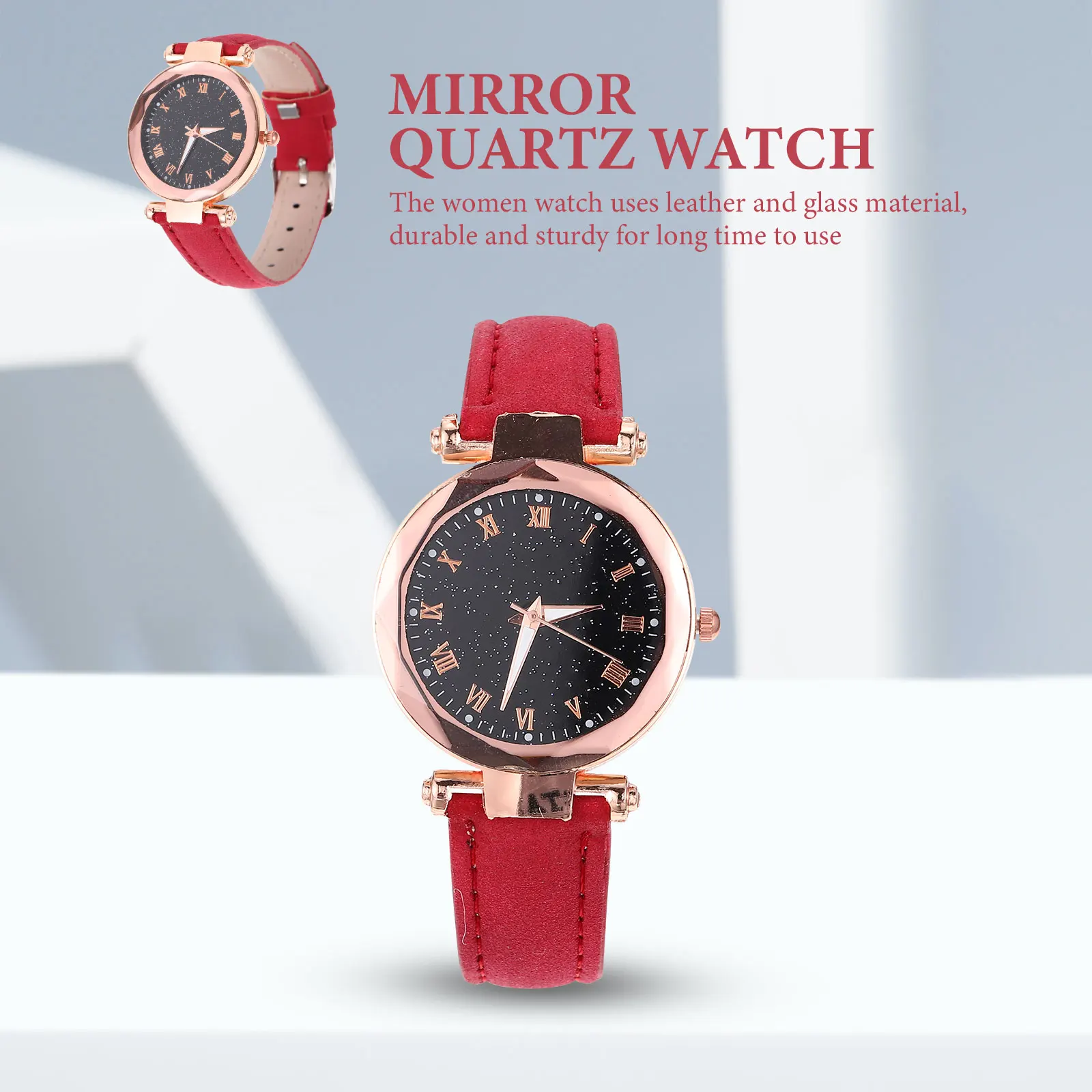 

Roman Dial Ladies Watch Leisure for Women Female Wrist Adjustable Girls