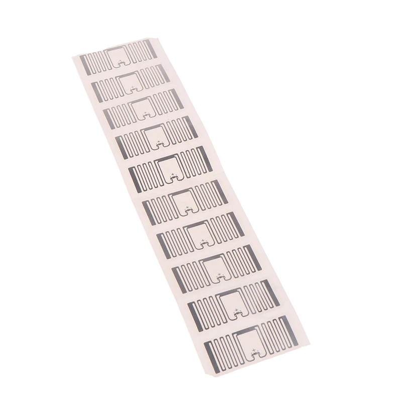 10pcs ISO18000-6C Variety Sizes Passive Adhesive Sticker Label UHF RFID Tag Self-adhesive Electronic Label