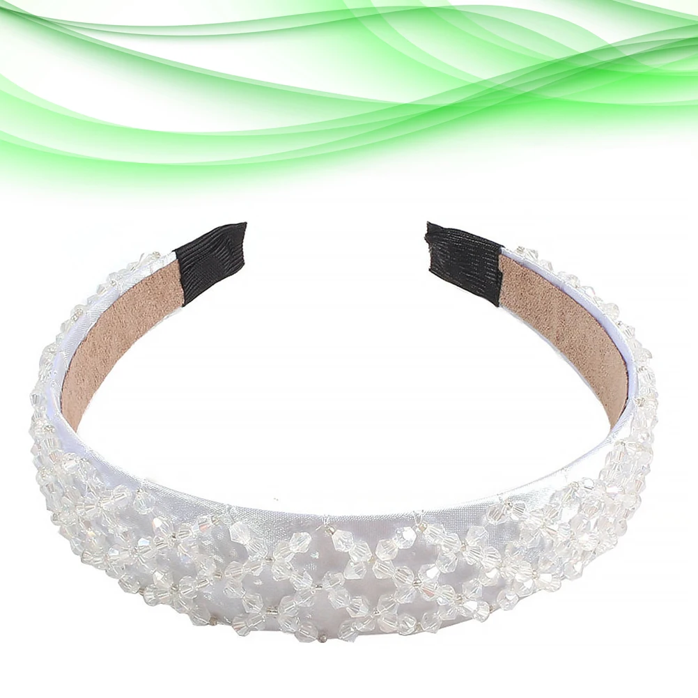 

Crystal Headband Haarband Hochzeit Damen Hair Accessories for Girls Kosmetik Geflochtenes Manual