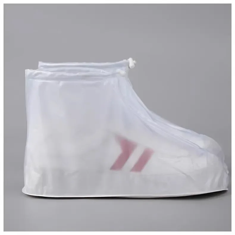 1 Paar Silikon-Schuhschoner, Regenstiefel für drinnen und draußen, wasserdichter Schuhüberzug für Männer und Frauen, regnerischer, wiederverwendbarer Outdoor-Schuhüberzug – Detail 11