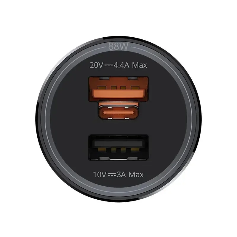 Original Huawei universal car charger (max 88w) black with 6AA-C1.0m data cable