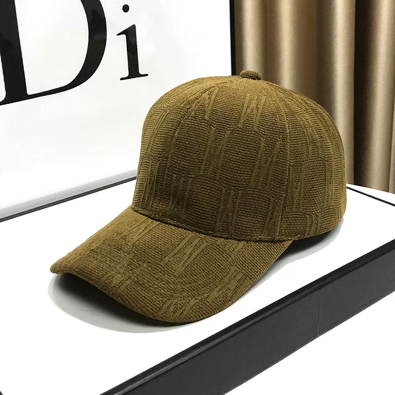 Online Celebrity Cap Women\'s Autumn/Winter Yellow Hats 2022 New Letter Sun Protection Caps Curved Eaves Hard Top Baseball Cap