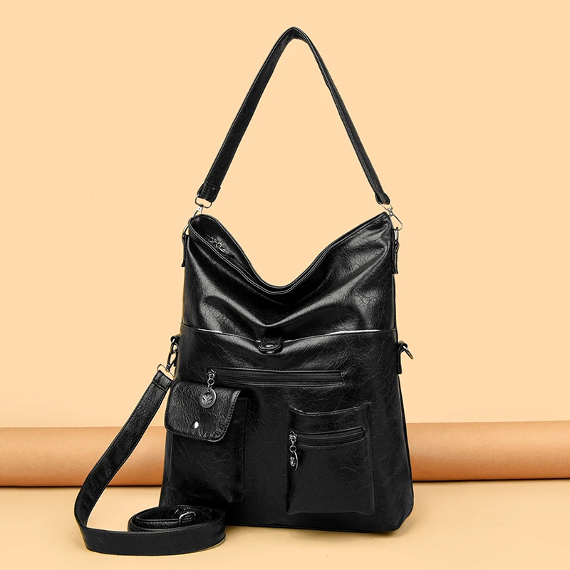 

Simple Casual Popular PU Leather Versatile Shoulder Underarm Bag New Small Fresh Solid Color high-capacity Handbag shoulder bag