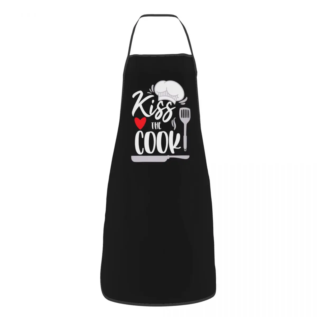 Retro Kiss The Cook Apron Women Men Unisex Cooking Kitchen Tablier Cuisine Chef Gardening