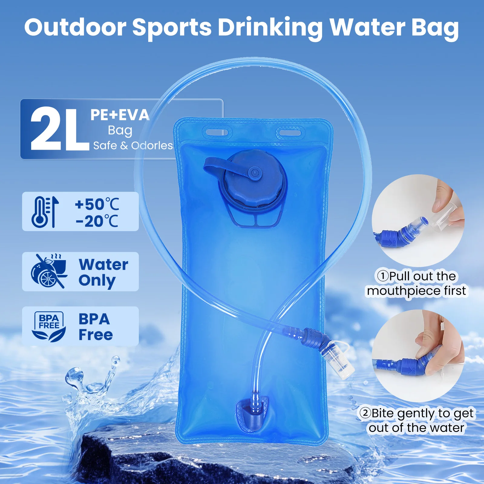Motocicleta ciclismo hidrataçã - Mountain Biking Hydration Pack avaliação e preço