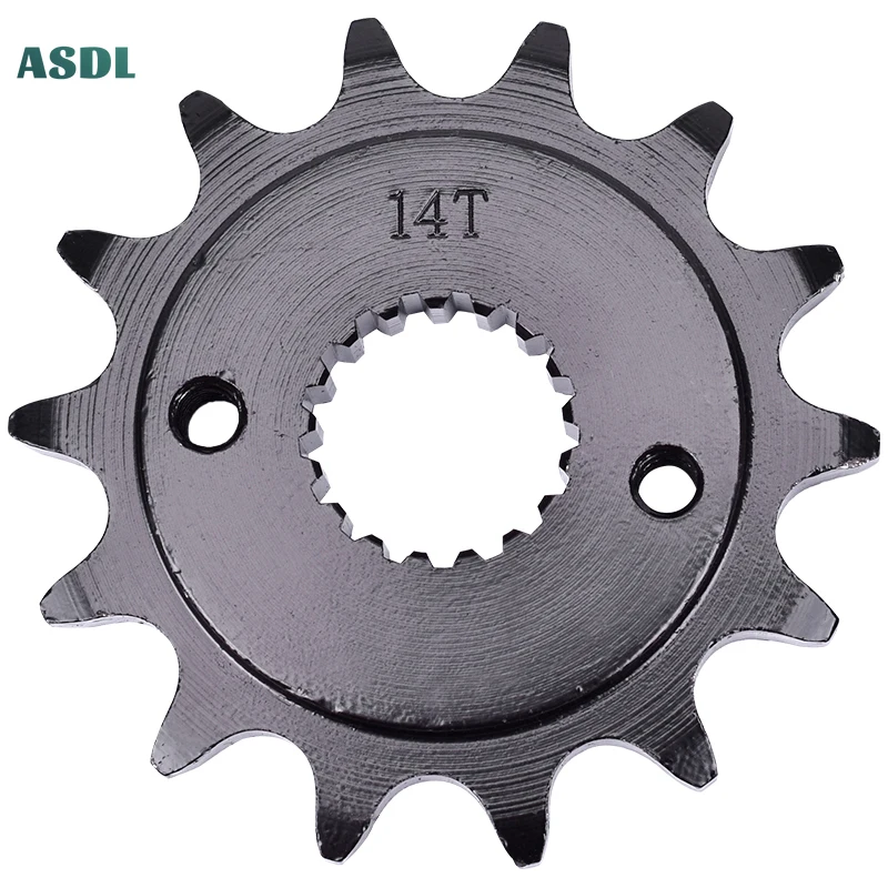 

520 14T Front Sprocket Gear Wheel for Honda CRM250 M M2 N P R S 1991-1995 CRM250 ARMD32 1997-1999 CRM250 RP2MD24 45# Steel