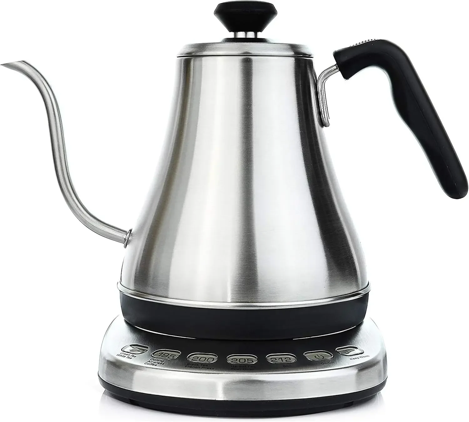 

Gooseneck Electric Kettle with Temperature Control - 0.8L Stainless Steel & BPA Free Plastic - Custom Temp Presets for Teas & Co