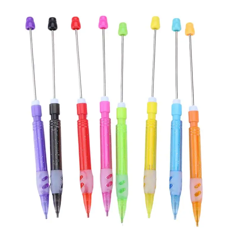 

10Pcs DIY Beaded Pencil HB Writing Beaded Pencil DIY Beadable Pencils Bead Eternal Pencils Inkless Pencil Everlasting