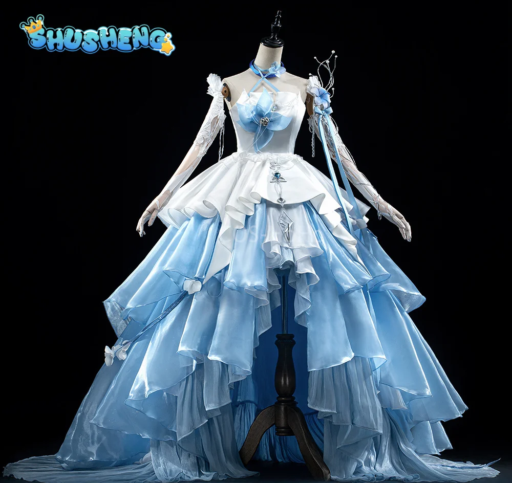 

Amiya Game Arknights Suit Elegant Dress Uniform Cosplay Costume Halloween Party Outfit Women Gorgeous Wedding Amiya Dress