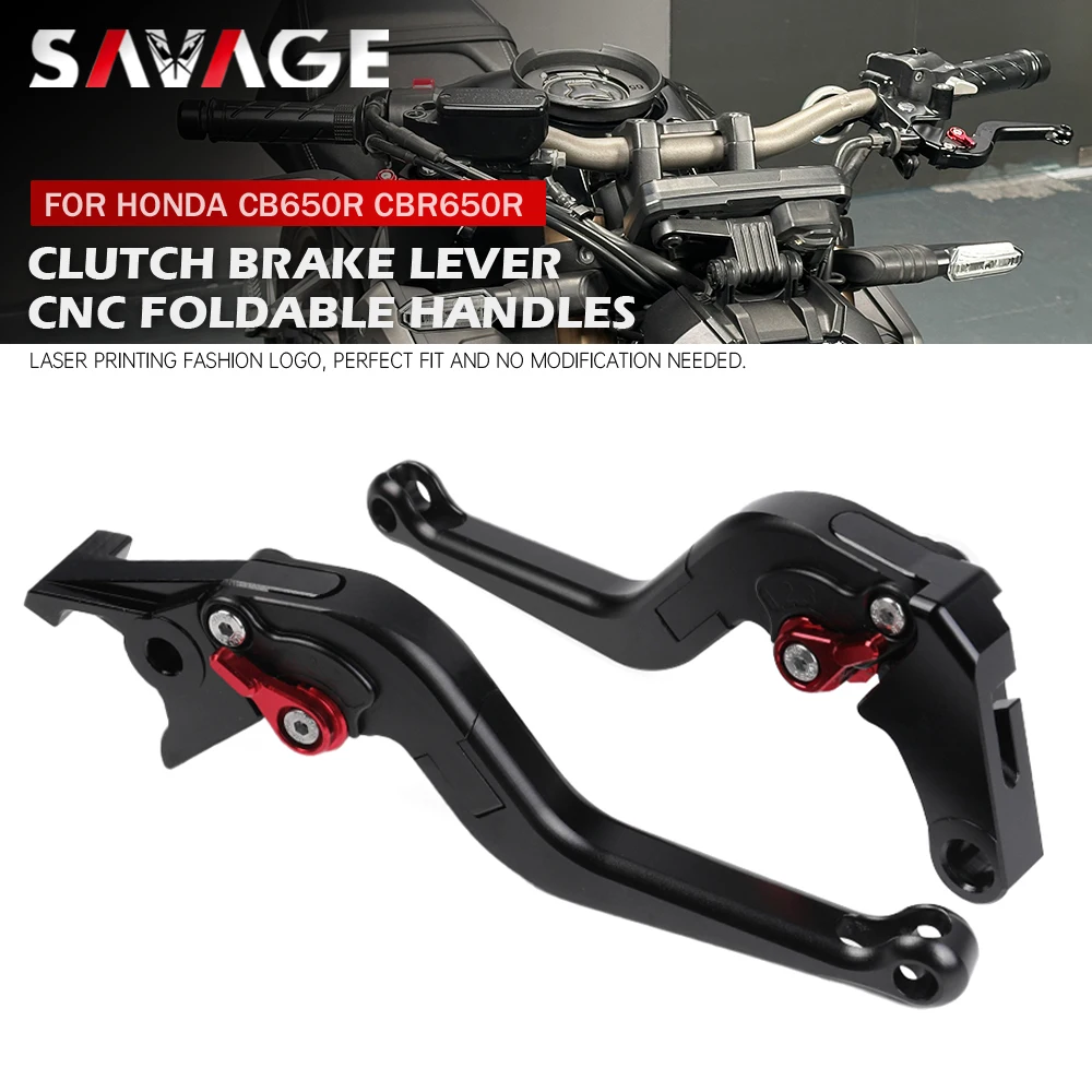 

Folding Clutch Brake Levers For HONDA CB650R CBR650R 2019-2025 CB CBR 650R Motorcycle Adjustable Foldable Hand Control Handles