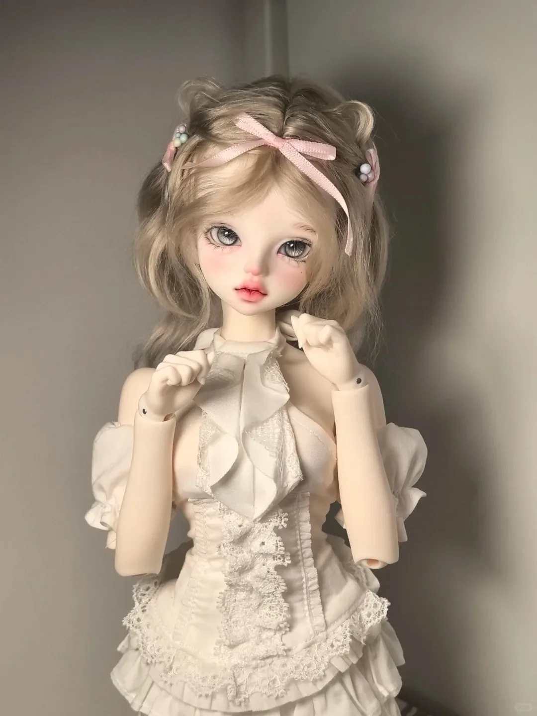 new sd bjd doll 1/4 renyu Lovely Girl set makeup high-quality joint movable doll new toys Free shipping