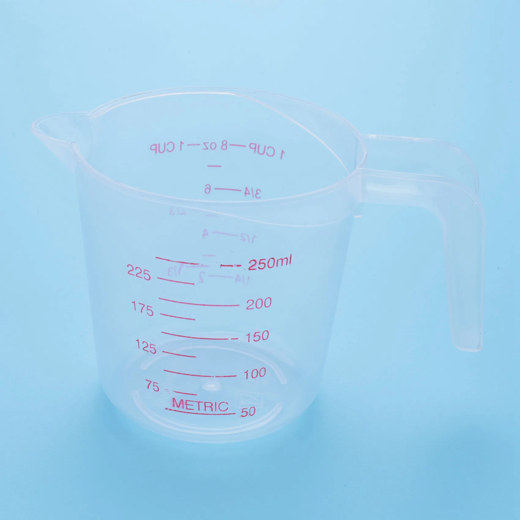 AT19-9Pc Plastic Measuring Jug Set Large 4 Cup, 2 Cup And 1 Cup Capacity BPA Free Measuring Beakers With Angled Grip