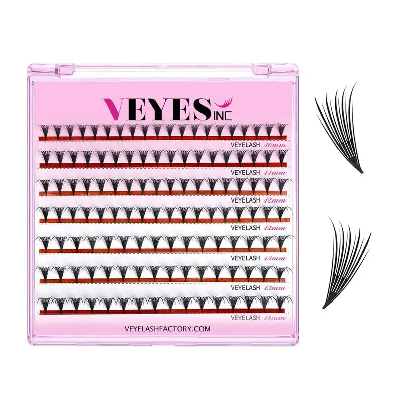 VEYES INC Airlift Manga Premade Volume Fans Eyelash Extensions Veyelash 0.04mm Thickness Laser Cutting Ultra-lightweight