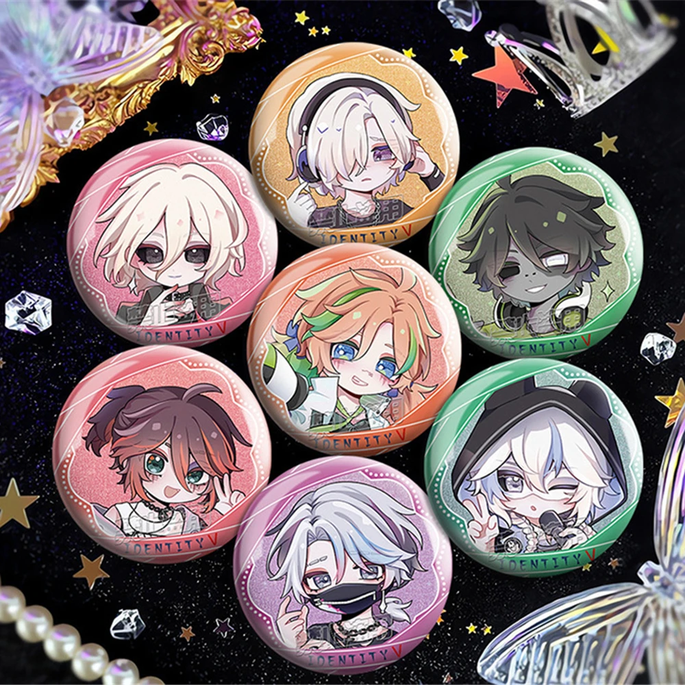 58mm Game Identity Ⅴ Fools Gold Cheerleader Ithaqua Cosplay COSTUME Badge Pin SPTE Tinplate Brooch﻿ Prop Xmas Gilf
