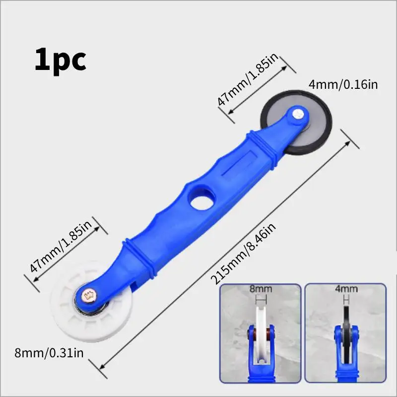 LED Strip Roller Tool Light Strip Installation Roller Auxiliary Fixing U-Groove Fix Bar Lamp Quick Mount Tools Plastic Handle