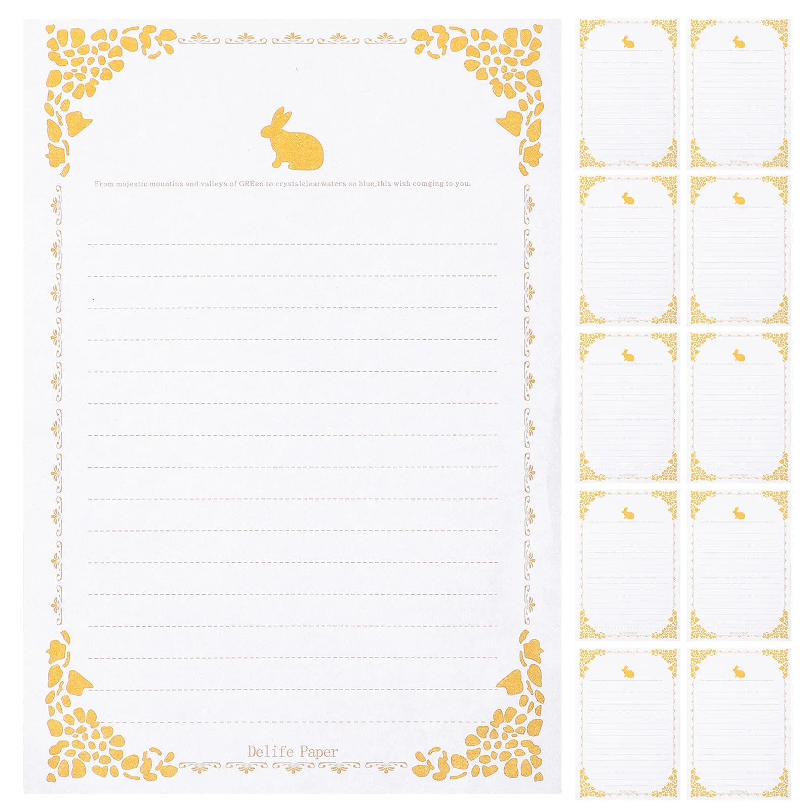 

20 листов винтажной бумаги для писем, декоративная бумага для печати приглашений, сообщений для семьи и друзей