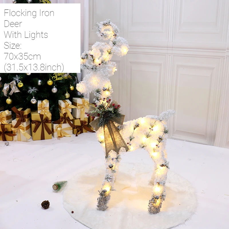 Indoor Outdoors Garden Christmas Snowman Decoration Lamp LED Foldable for Shopping Mall Hotel Window Christmas Tree Ornaments