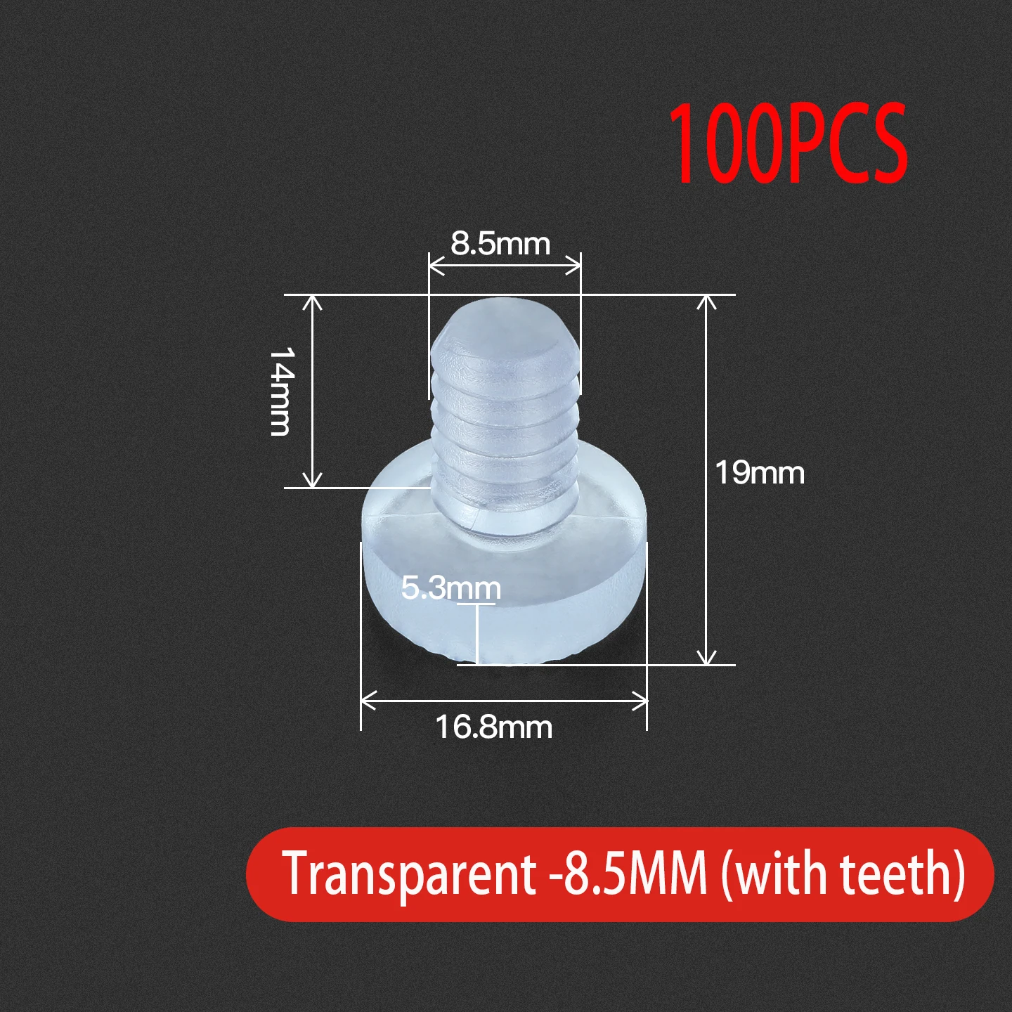 Variant: 8.5(with teeth)100pc