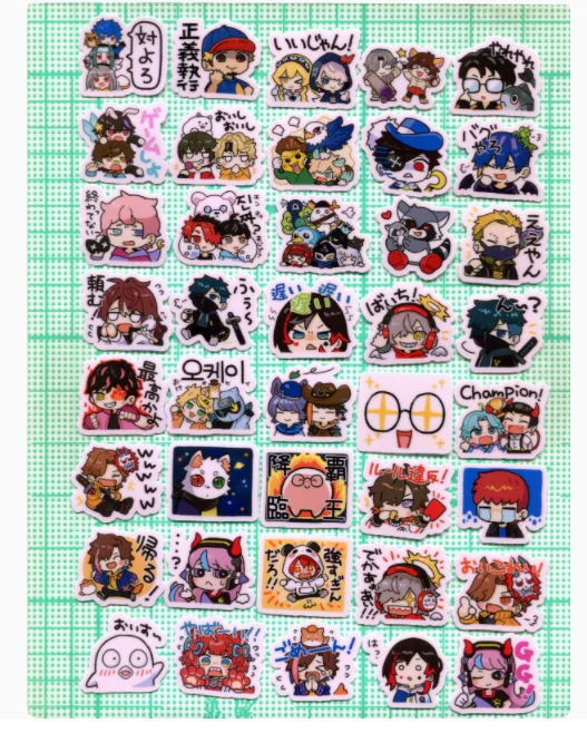 40pcs Crazy Raccoon 2-3cm diy 귀여운 스티커