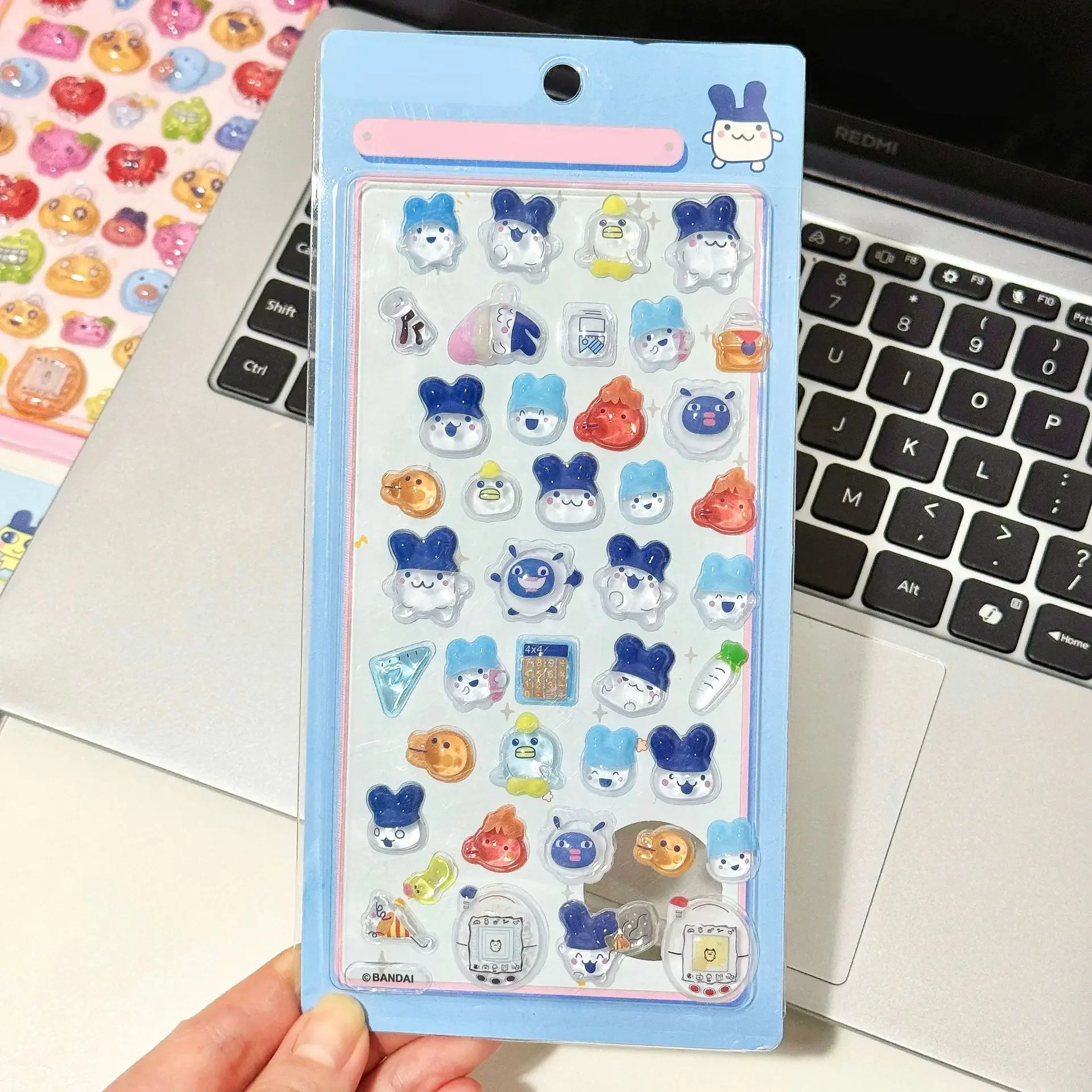 ボンボン ドロップシール Kawaii Tamagotchi Stickers 3D DIY Scrapbook Laptop Decal Bonbon Drop Seal Stickers Scrapbook Party Favors Gifts