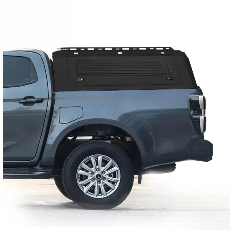 Weather Resistant High Quality Aluminum Alloy Hardtop Protective Bed Canopy With Lock Fit Dmax Pickup Truck