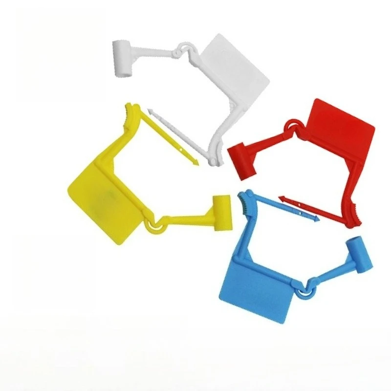 100Pcs Disposable Anti-Theft Buckle Medical Emergency Vehicle Lock Plastic Cable Tie Padlock For Anti Theft