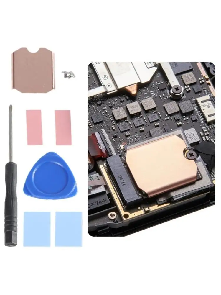 

2230 Hard Disk Cooler Pad Copper Heatsink Radiator for SteamDeck Game 2230 SSD