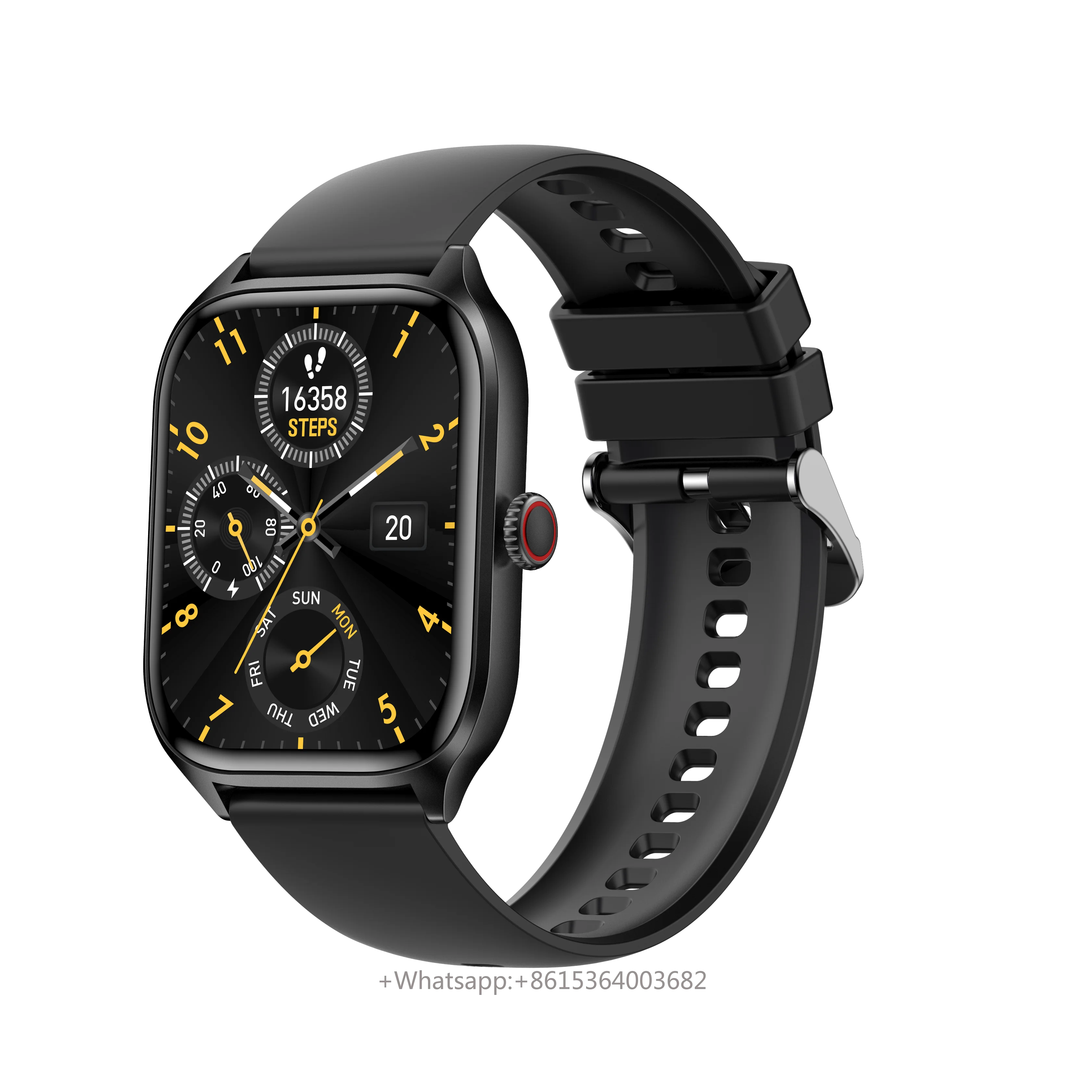 Reloj Inteligente YLL-K60, Monitor de Actividad Física, Resistente al Agua, Monitor de Ritmo Cardíaco, Pantalla TFT, Presión Arterial, Reloj Inteligente 2024