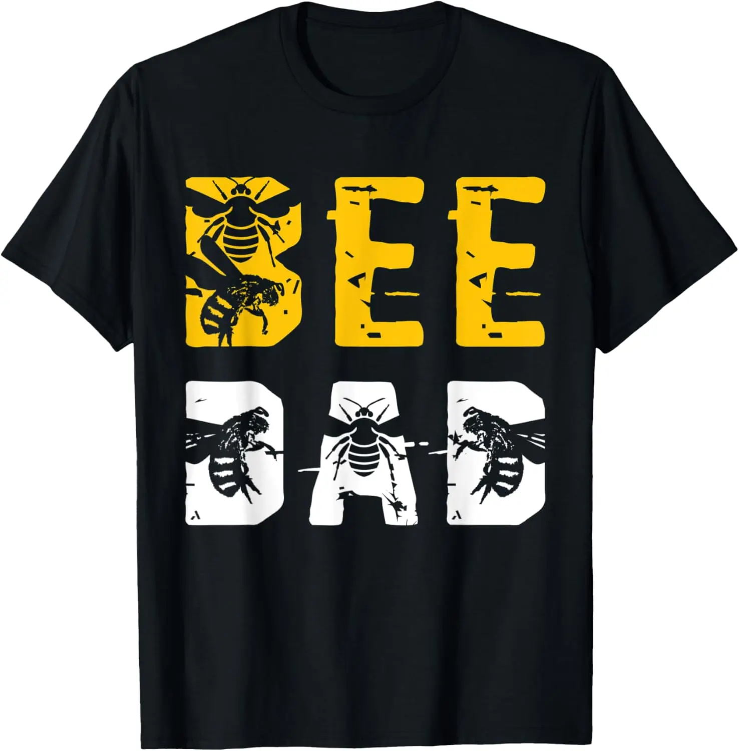 Mens Bee Dad Beehive Apiarist Papa Fathers Day T-Shirt