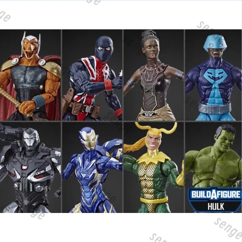 [Genuine Spot] Hasbro Marvel Legends Hulk BAF Set 7 Figuras Beta Ray Bill/Loki/War Machine Hulk Figura de Acción Coleccionable Juguete Regalo