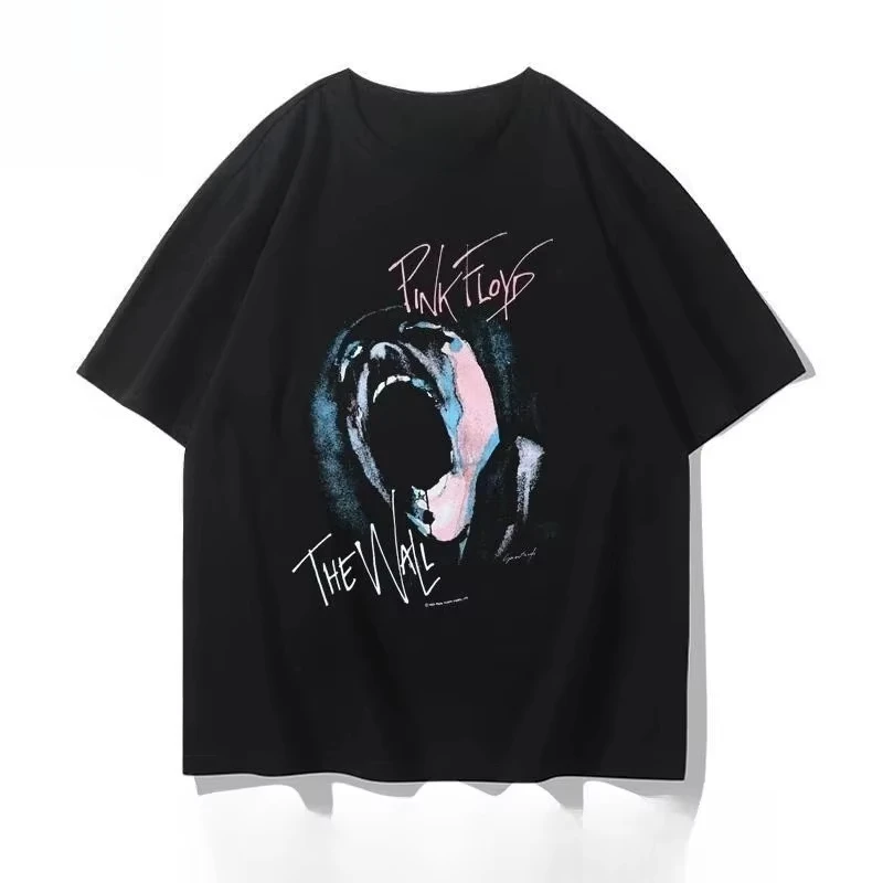 

Футболка с принтом постера альбома рок-группы Pink Floyd, унисекс, уличный стиль, хлопок, хип-хоп, короткий рукав, свободный крой, повседневная одежда, оверсайз.