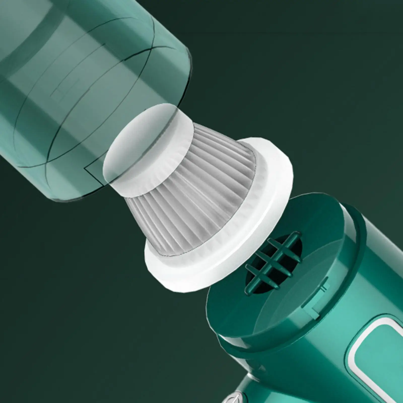 Car Vacuum Cleaner Filter Handheld Vacuum Filter Durable Easy Clean Filter Paper for Powerful Auto Interior Cleaning