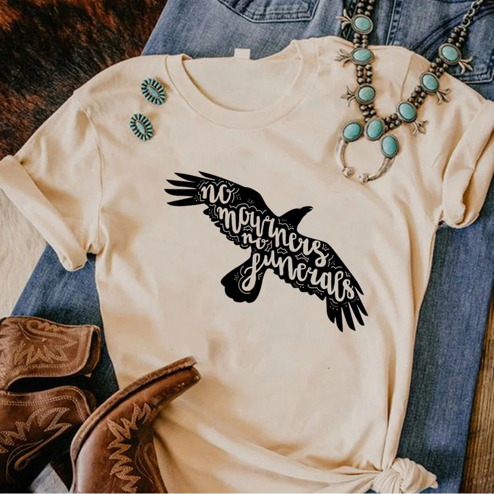 Six of Crows t shirt women streetwear Y2K Japanese t-shirts female y2k designer graphic clothing