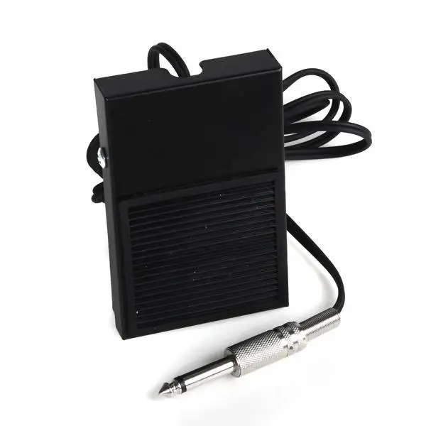 Tattoo Machine Foot Pedal Switch Plastic Anti Slip Pad Phono Plug Connection for Studio Setup