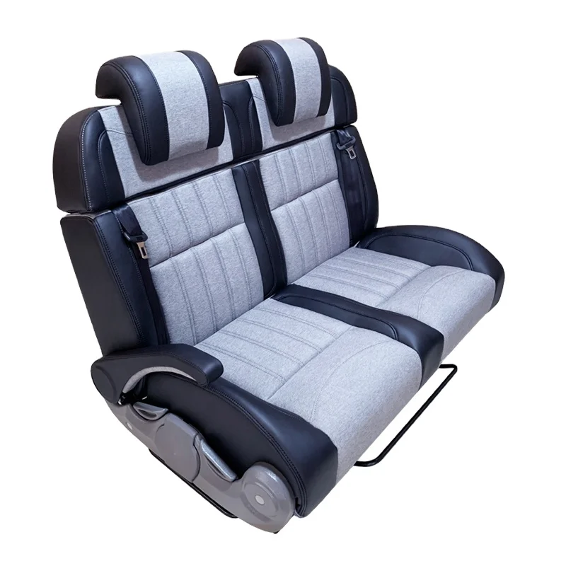 

Customized Foldable Leather RV Camper Van Seat Bed For Hiace Commuter Sprinter Model Vito