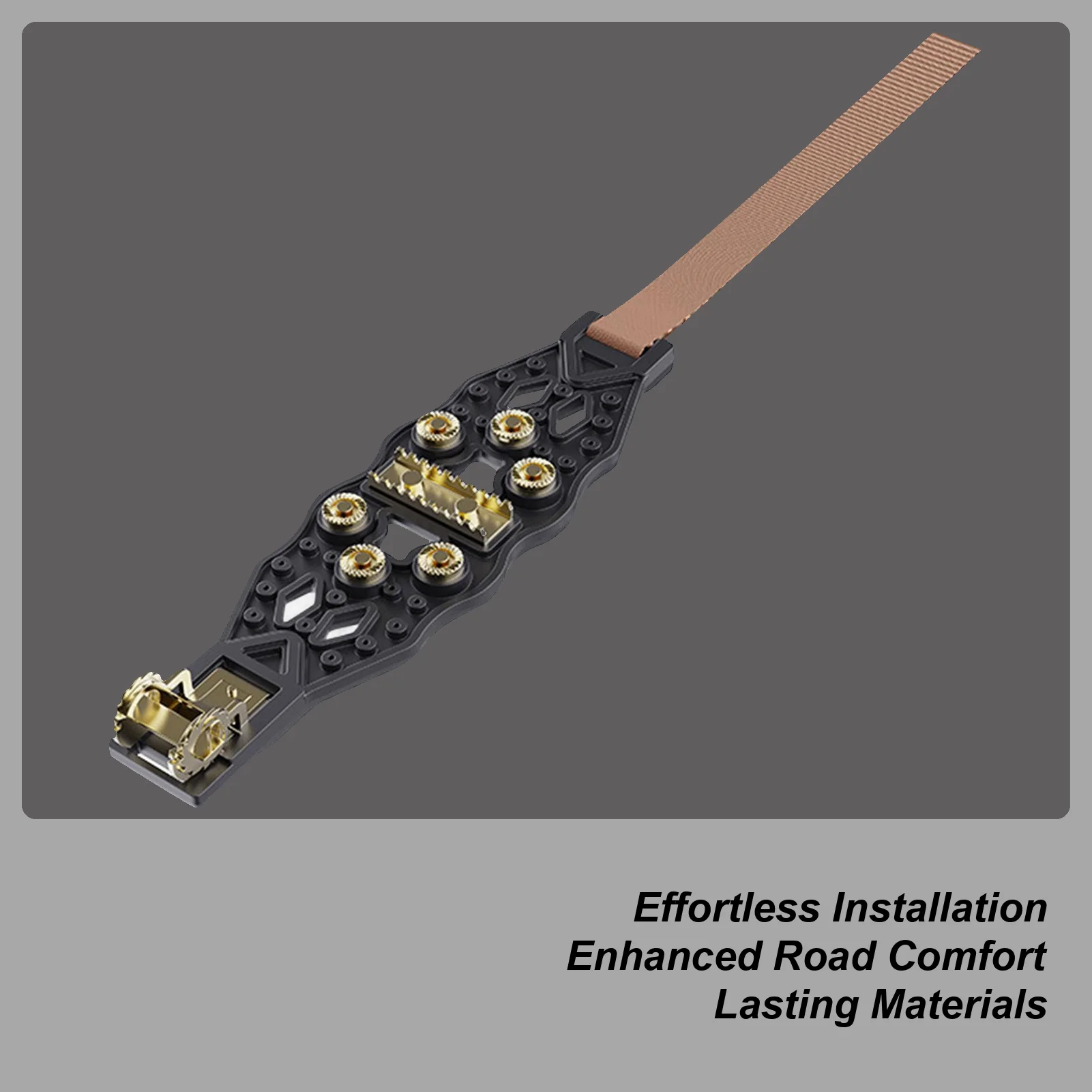 Snow Chains Cleats Anti-Slip Heavy-Duty Quiet Tire Chains For Pickup Trucks For Ice Winter Hiking Trailer Offroad Lawn Fishing