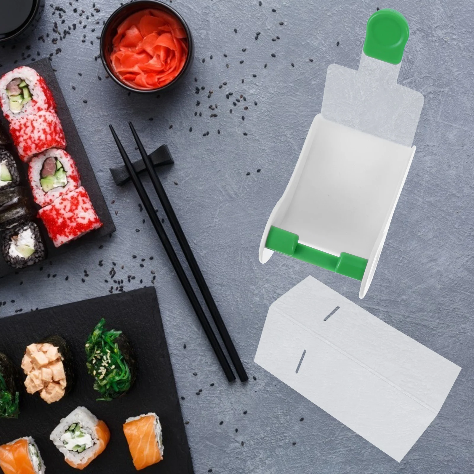 

1Pcs Sushi Plastic Food Roller for Vegetables Meat Cabbage Leaves Stuffing Kitchen Tool Multipurpose Nonslip