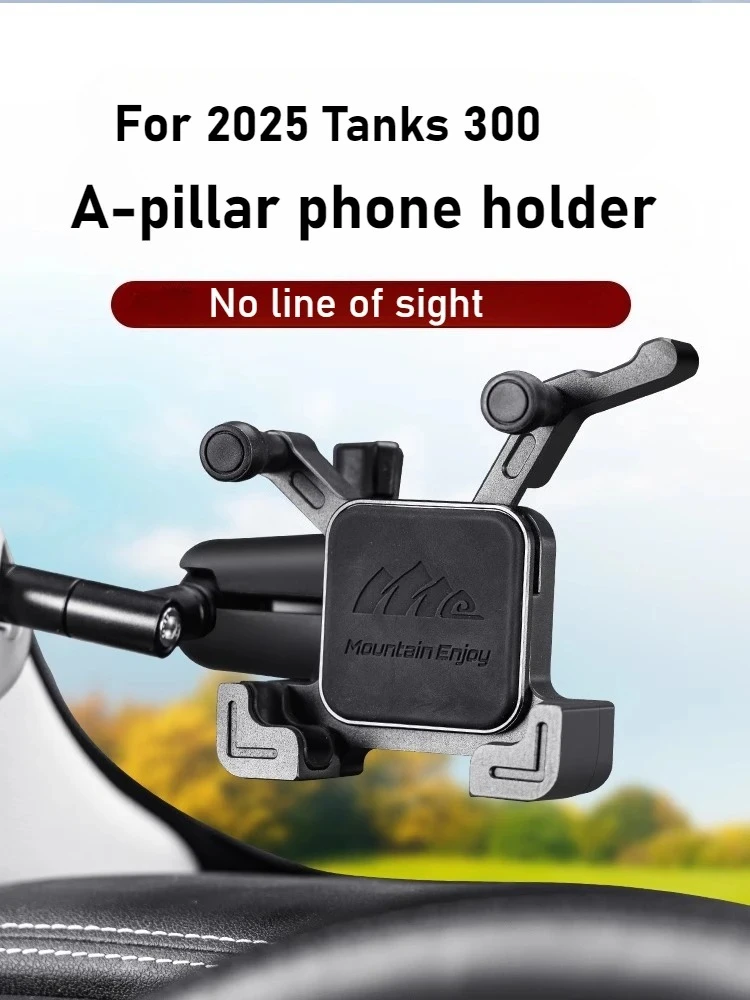

Для головного водителя Tank 300, держатель для мобильного телефона из алюминиево-магниевого сплава ME, многофункциональный автомобильный держатель для мобильного телефона на стойке