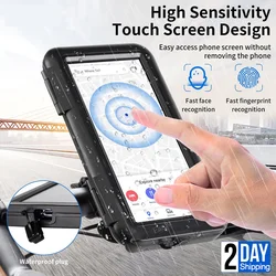 Selens 360° Phone Stand Holder IP66  Waterproof Bicycle Motor Bike Phone Case Mount Holder Outdoor Riding Install Phone Tripod