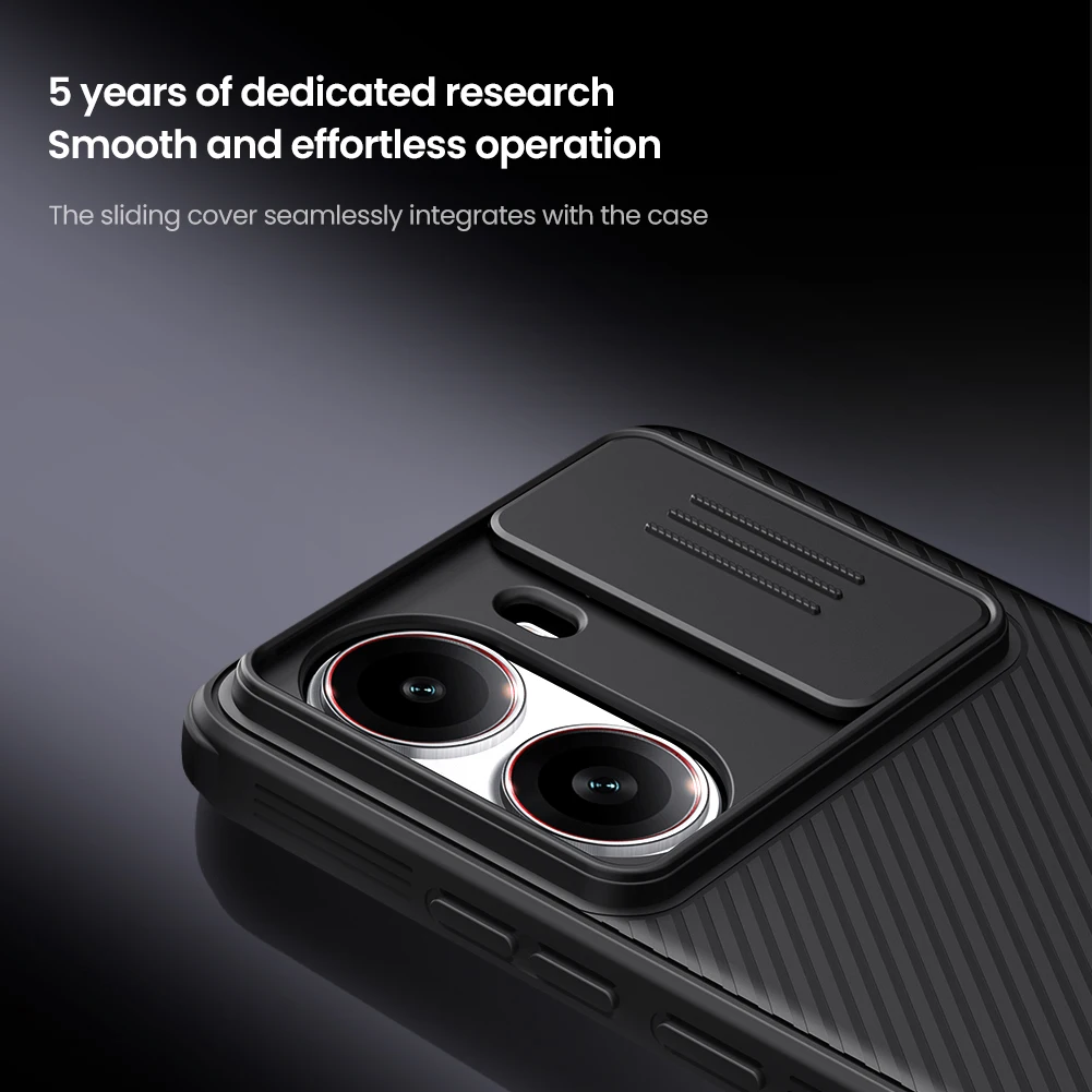 NILLKIN For Xiaomi Redmi Turbo 4 Case CamShield Pro Sliding Camera Protection Shockproof Back Cover For Redmi Turbo 4 Cases