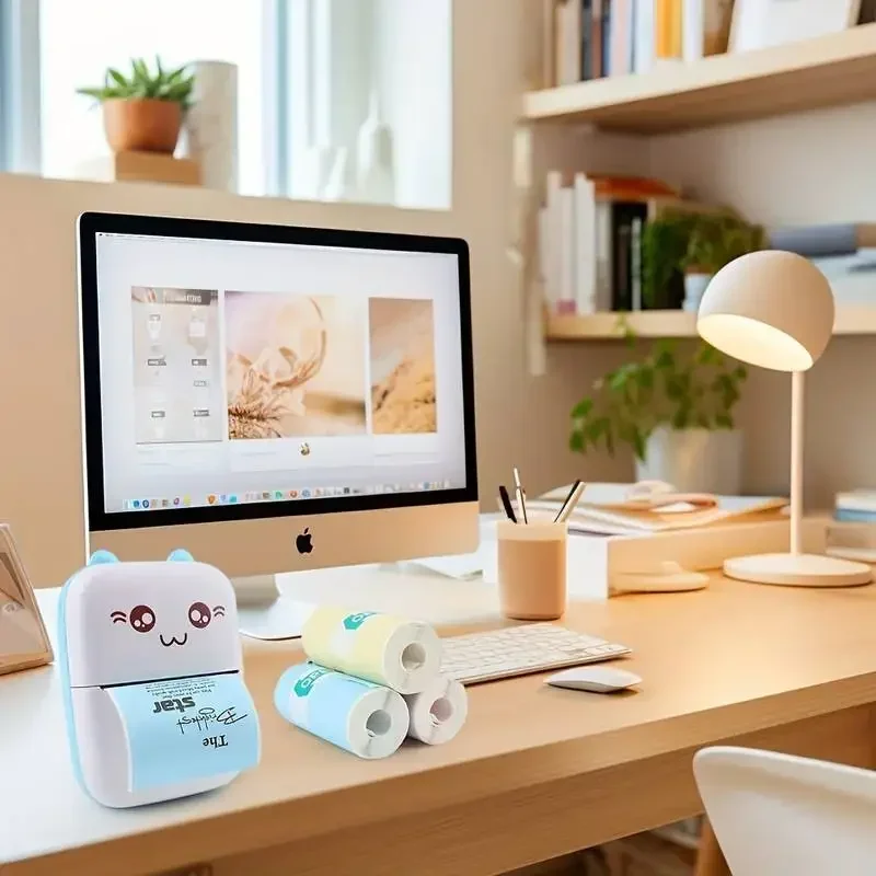 57x25mm Adhesive Photo Thermal Paper，Label Sticker Color Photo Paper For Mini Portable Pocket Mobile Printer