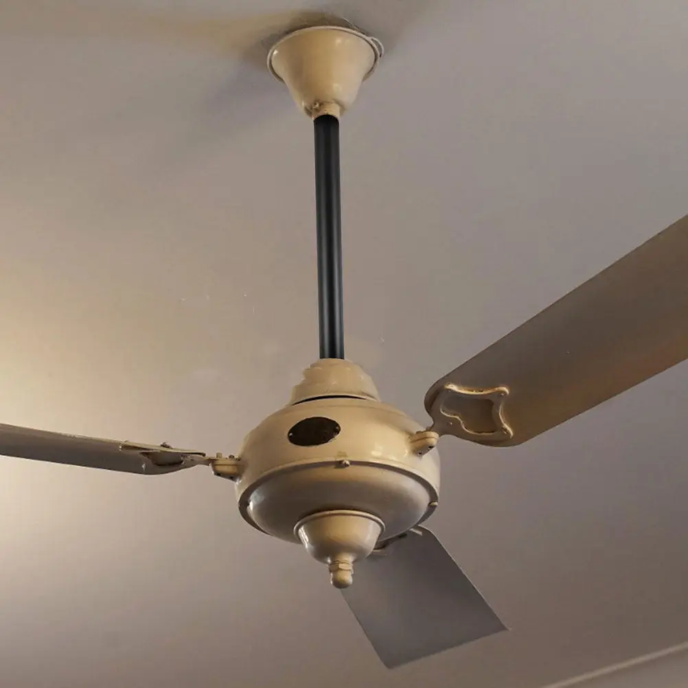 

40Cm Ceiling Fan Down Rod Extension for Fan Light Kits Universal Adjustable Length Sturdy Iron Extension Pole Home Decor Air