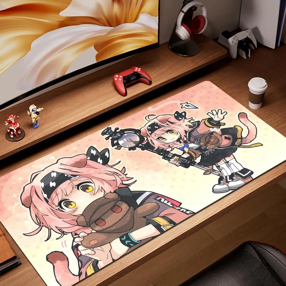 

Arknights Gabinete Mousepad Boy Pad Natural Rubber Gaming Mousepad Goldenglow HD Printing Desk Mat Size For Gameing