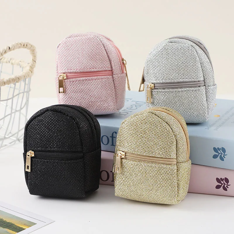 Mini Backpack Wallet, Cute Makeup Bag Suitable for Women, Pocket Organizer, Card Holder, Data Cable Storage Box, Zipper Bag