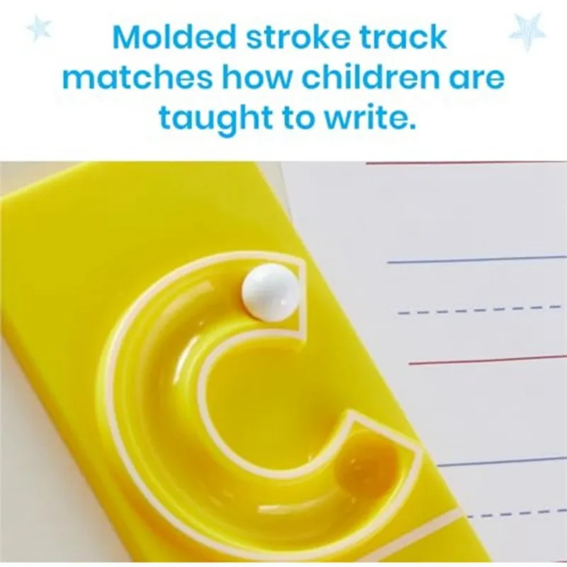 Lowercase 24-Letter Tracking Tray, 10 Marbles, Preschool Learning Activities For Fine Motor Skills, Kindergarten Top-Rated