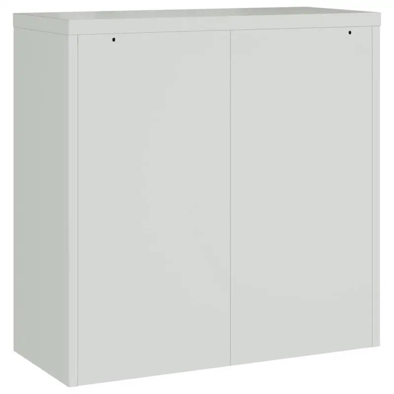 

Office Cabinet with 2 Doors Gray 35.4” Steel