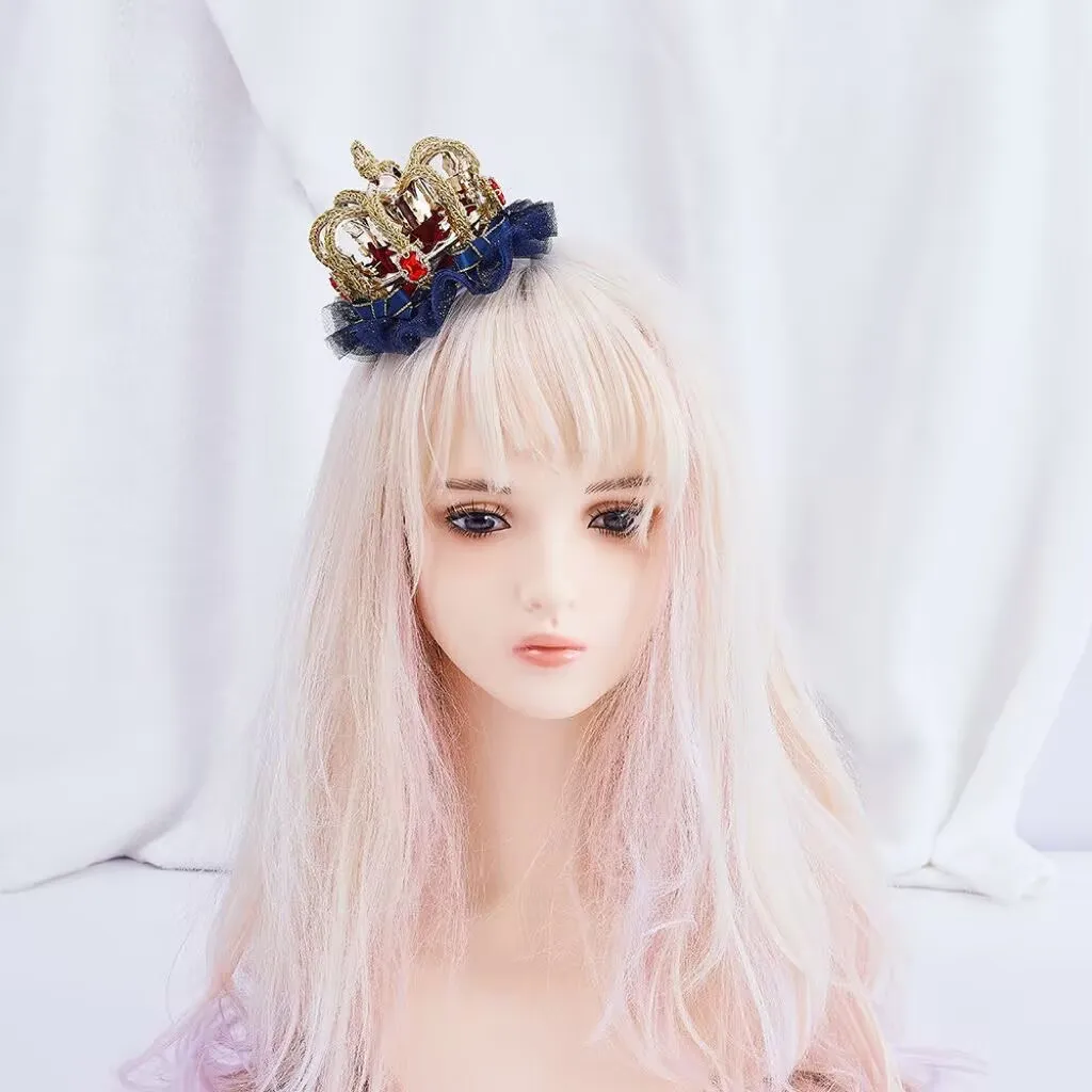 Kopfbedeckung des Court Rhinestone Crown King