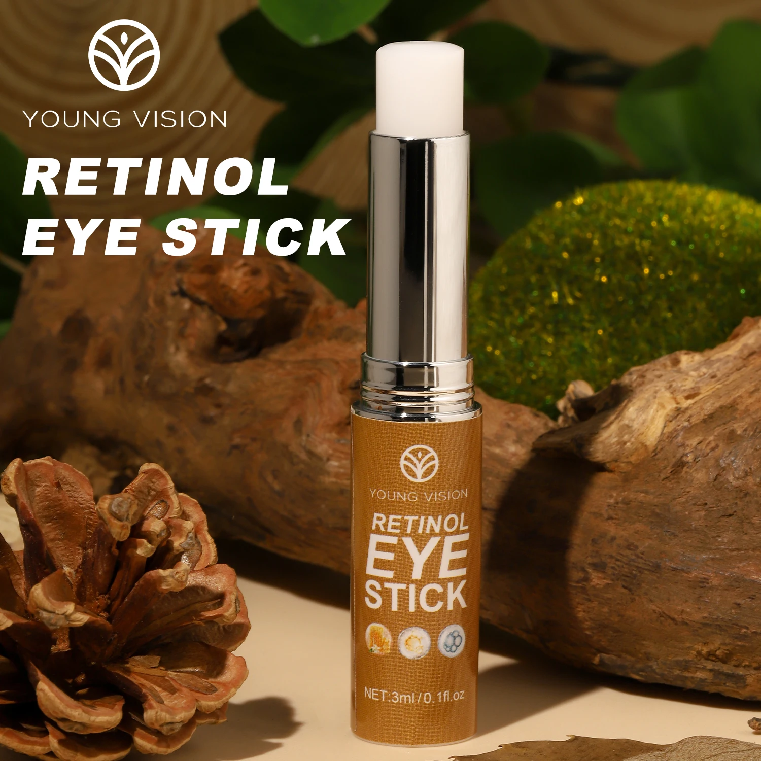 

Retinol Eye Cream Stick Exquisite Eye Diminishing Eye Bags Dark Circles Eye Wrinkles Hydrating Moisturizing Eye Cream Skin Care