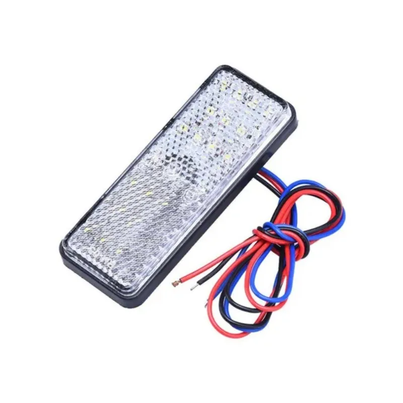 Luz LED trasera para motocicleta, Reflector de freno, accesorios para Moto, 24LED, 1 unidad