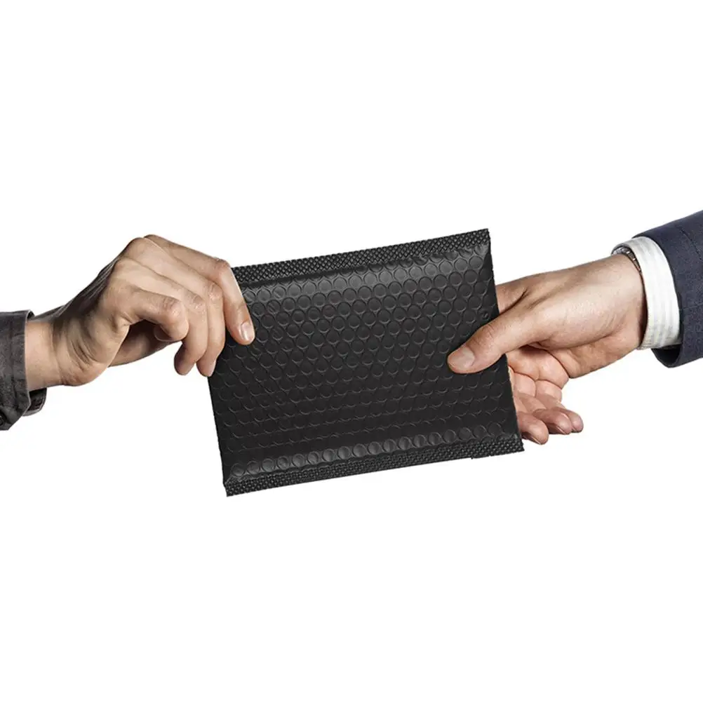 50 шт. пузырьковые почтовые конверты, упаковочные конверты, коэкструзионная пленка, противоударная, легкая, герметичная, доставка для малого бизнеса